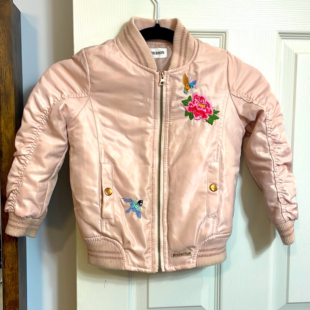 Girls bomber jacket. Size 5.
